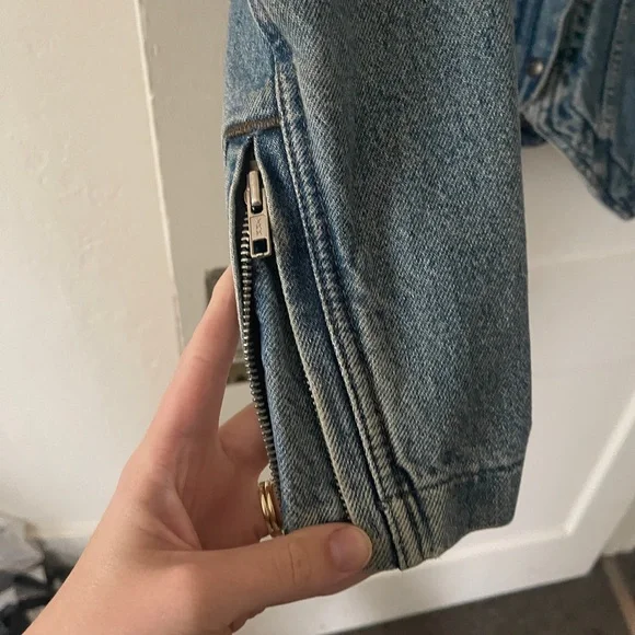 Vintage Harley Davidson womens Jeans Jacket Size S - rare vintage find - Picture 8 of 12